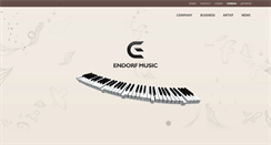 Desktop Screenshot of endorfmusic.com